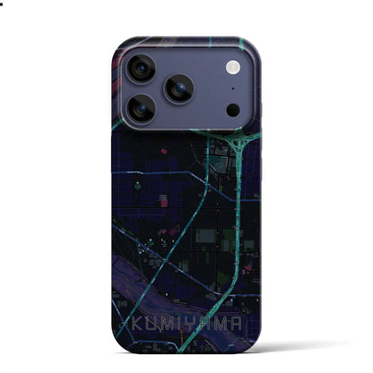 【久御山（京都府）】地図柄iPhoneケース（バックカバータイプ）