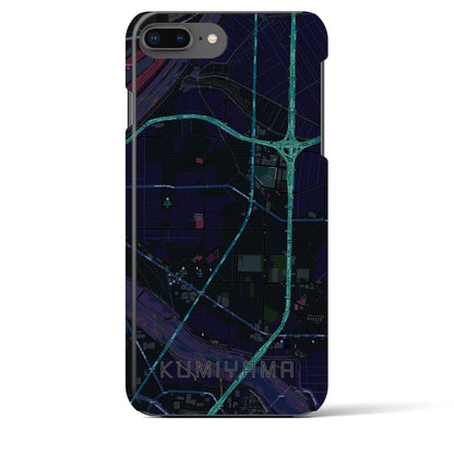 【久御山（京都府）】地図柄iPhoneケース（バックカバータイプ）