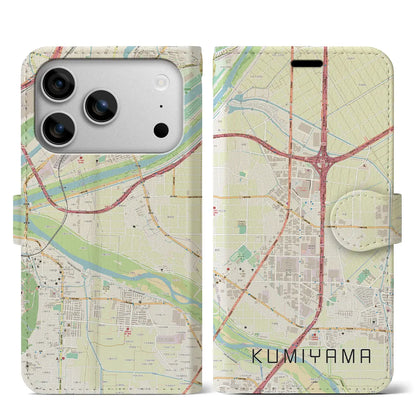 【久御山（京都府）】地図柄iPhoneケース（手帳タイプ）