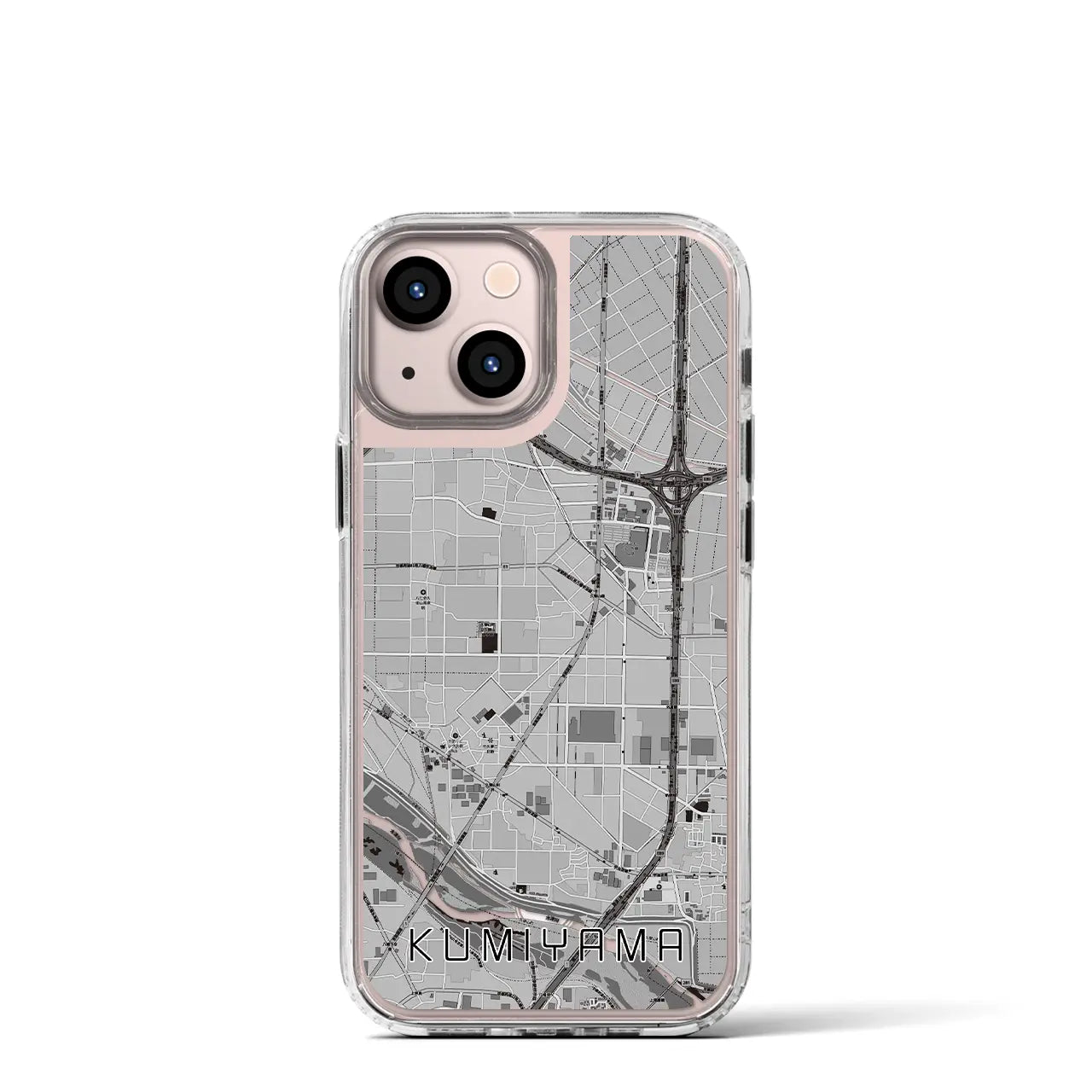 【久御山（京都府）】地図柄iPhoneケース（MagSafeタイプ）
