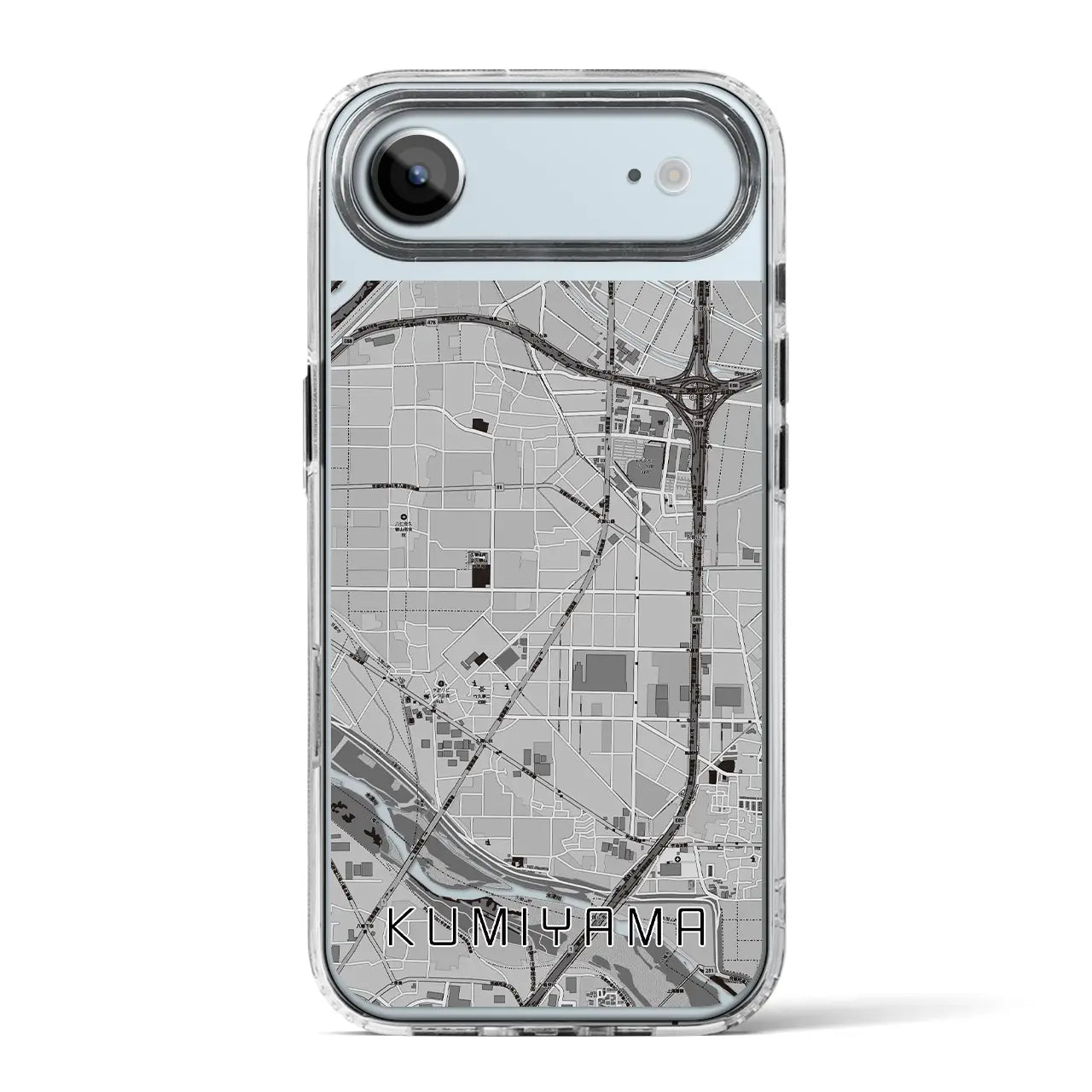 【久御山（京都府）】地図柄iPhoneケース（MagSafeタイプ）