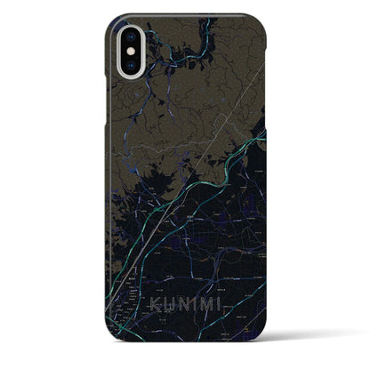 【国見（福島県）】地図柄iPhoneケース（バックカバータイプ）