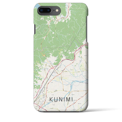 【国見（福島県）】地図柄iPhoneケース（バックカバータイプ）