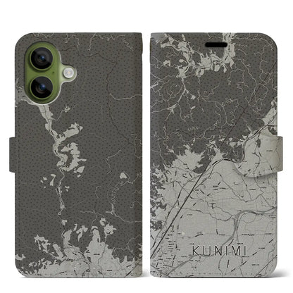 【国見（福島県）】地図柄iPhoneケース（手帳タイプ）