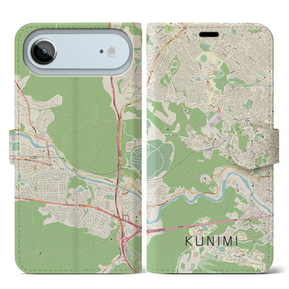 【国見（宮城県）】地図柄iPhoneケース（手帳タイプ）