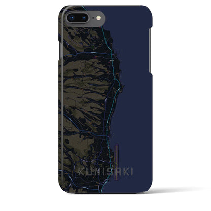 【国東（大分県）】地図柄iPhoneケース（バックカバータイプ）