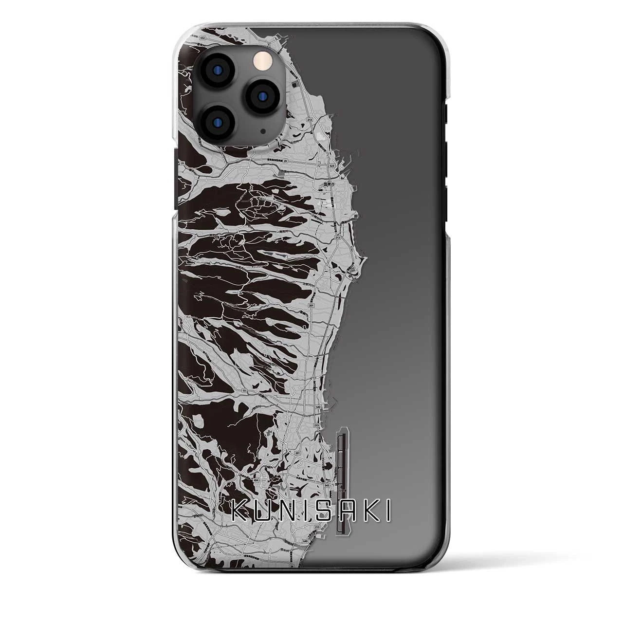 【国東（大分県）】地図柄iPhoneケース（クリアタイプ）