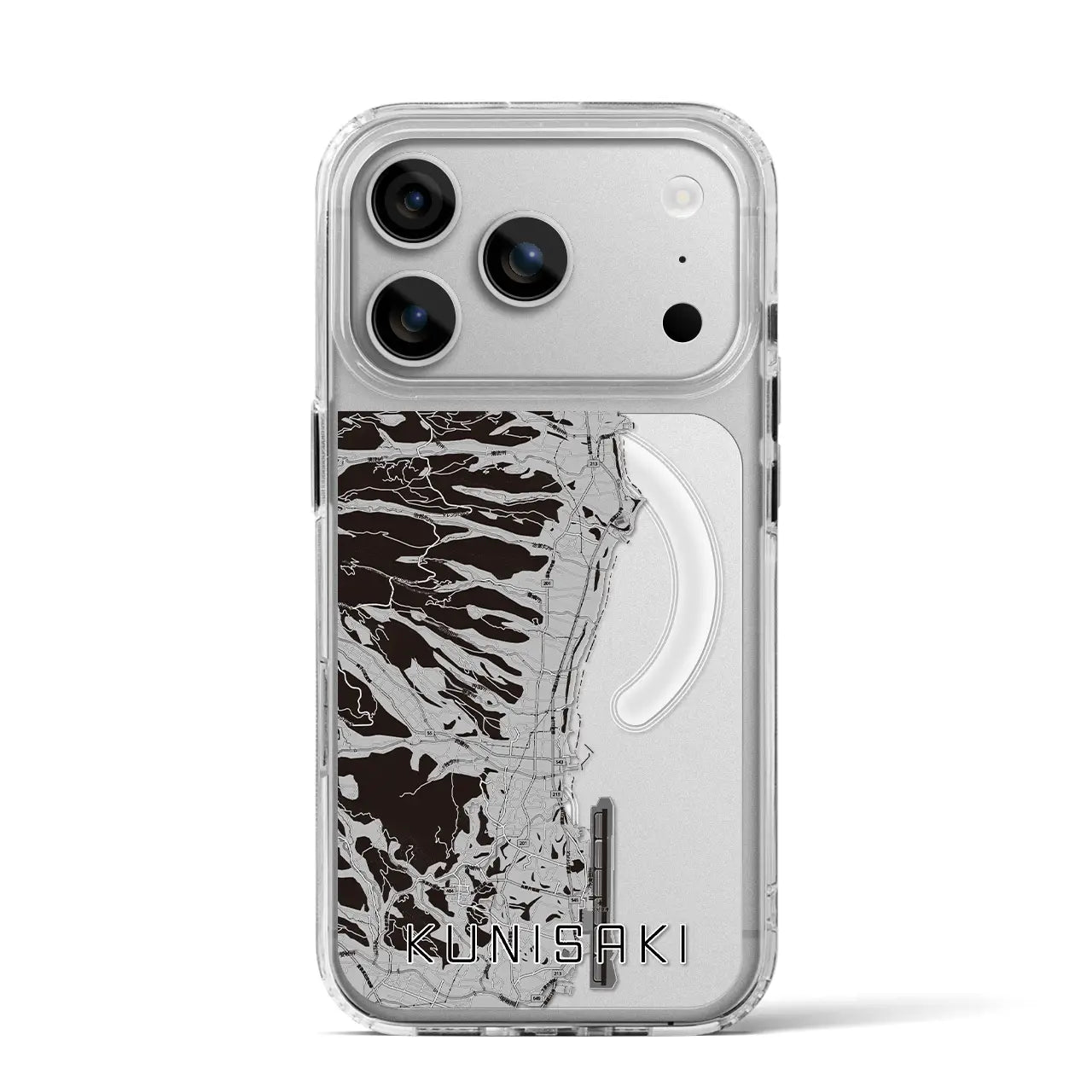 【国東（大分県）】地図柄iPhoneケース（MagSafeタイプ）