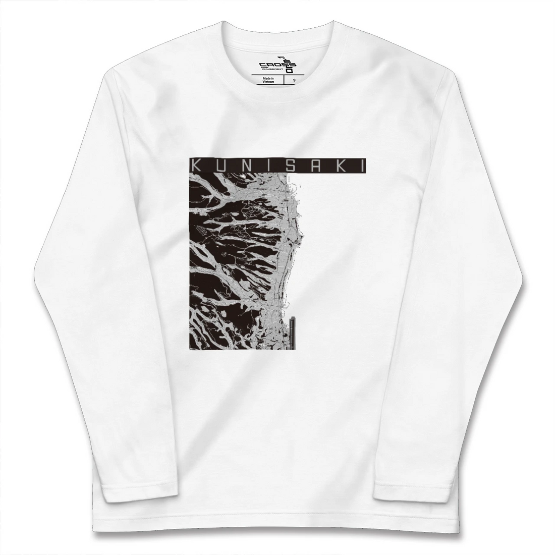 【国東(大分県)】地図柄ロングスリーブTシャツ