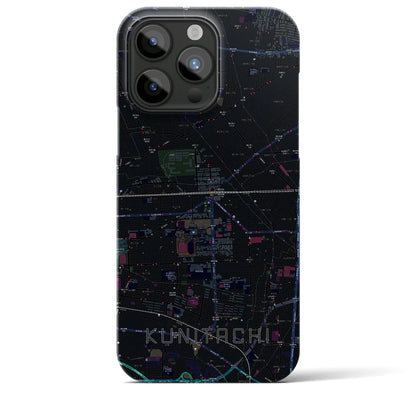 【国立2（東京都）】地図柄iPhoneケース（バックカバータイプ）