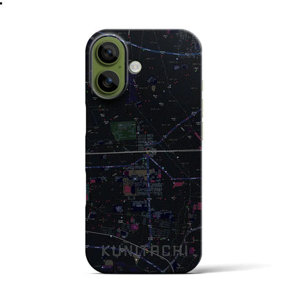 【国立2（東京都）】地図柄iPhoneケース（バックカバータイプ）