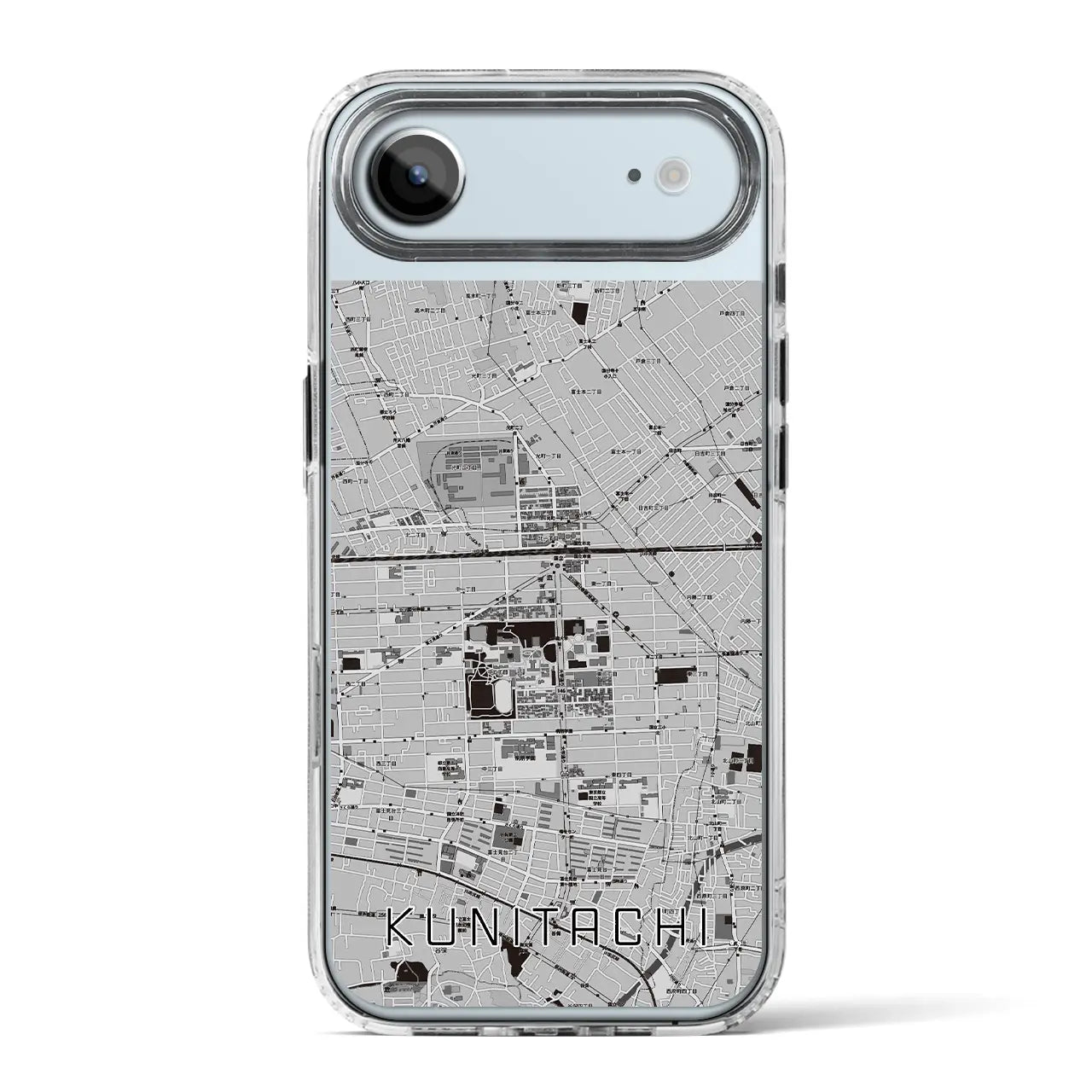 【国立2（東京都）】地図柄iPhoneケース（MagSafeタイプ）