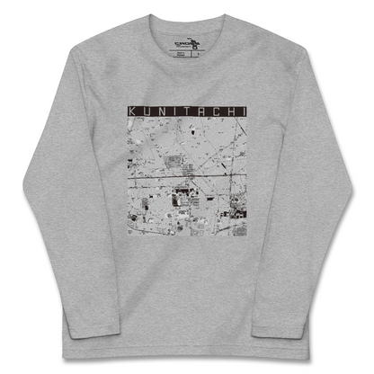 【国立2（東京都）】地図柄ロングスリーブTシャツ