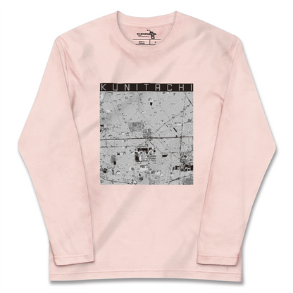 【国立2（東京都）】地図柄ロングスリーブTシャツ