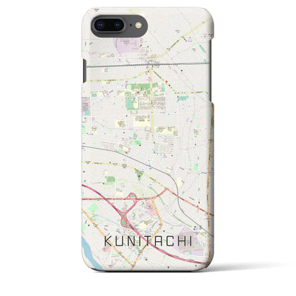 【国立（東京都）】地図柄iPhoneケース（バックカバータイプ）