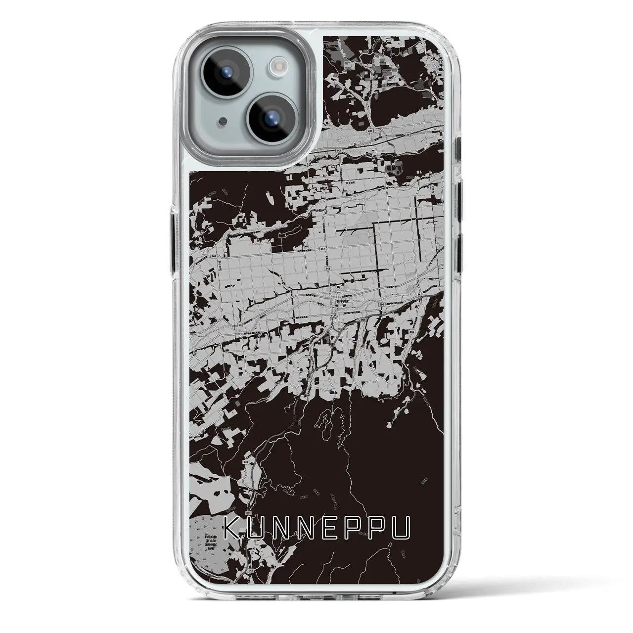 【訓子府（北海道）】地図柄iPhoneケース（MagSafeタイプ）