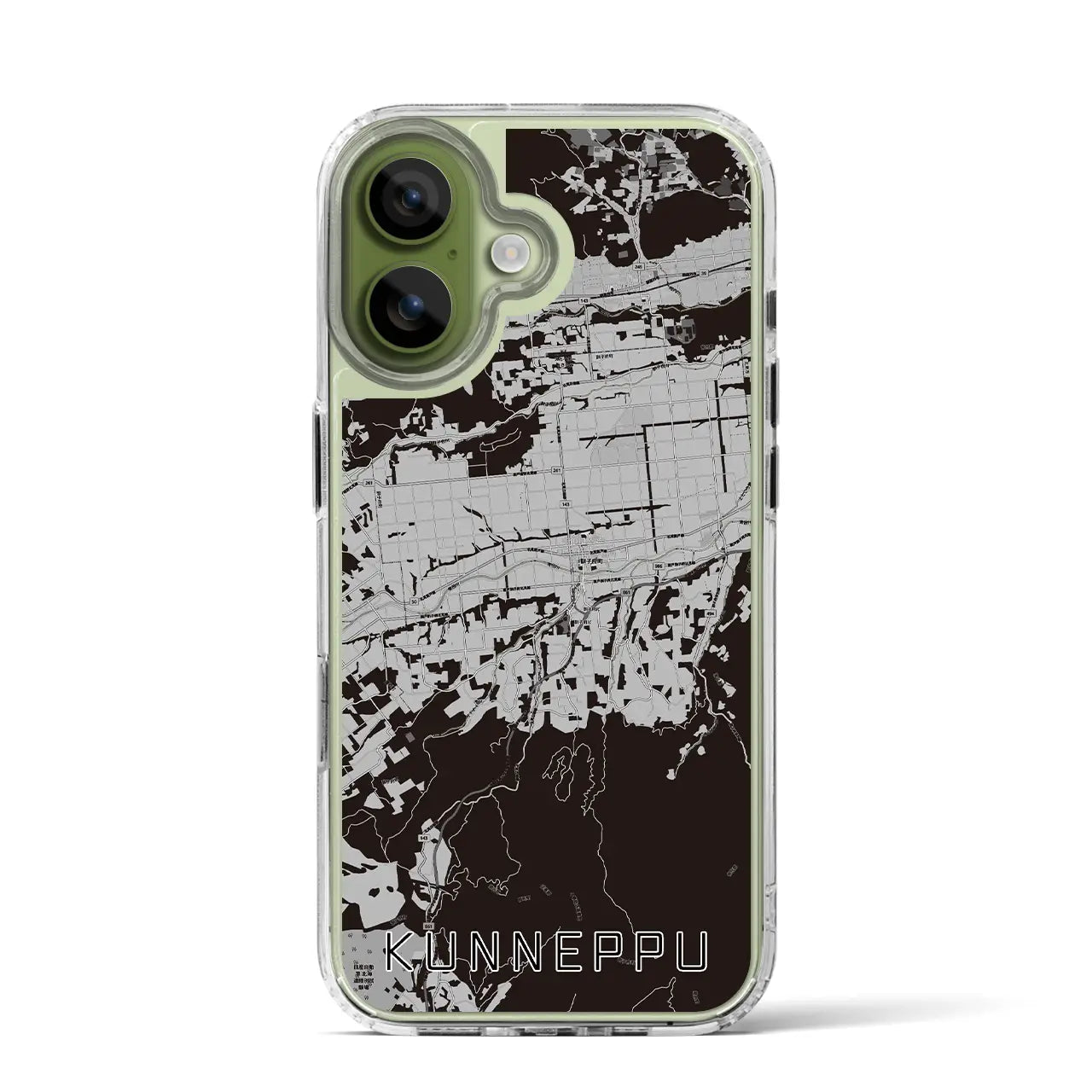 【訓子府（北海道）】地図柄iPhoneケース（MagSafeタイプ）