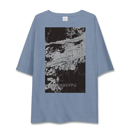 【訓子府（北海道）】地図柄ビッグシルエットTシャツ