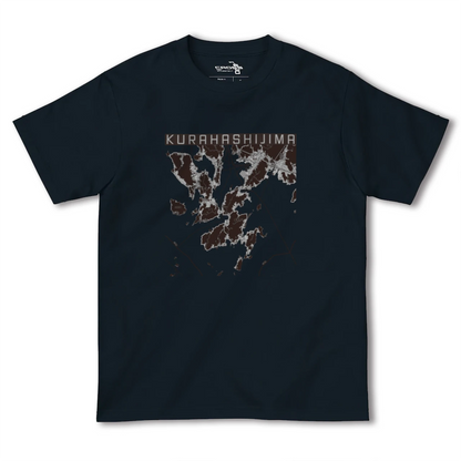 【倉橋島（広島県）】地図柄ヘビーウェイトTシャツ