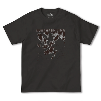 【倉橋島（広島県）】地図柄ヘビーウェイトTシャツ
