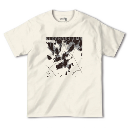 【倉橋島（広島県）】地図柄ヘビーウェイトTシャツ