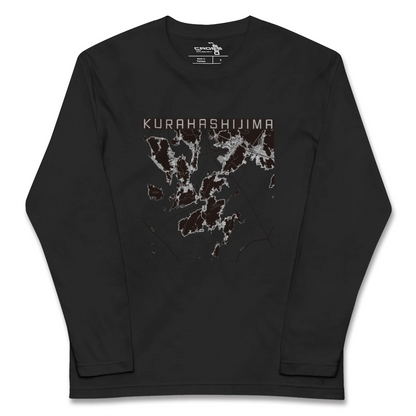 【倉橋島（広島県）】地図柄ロングスリーブTシャツ