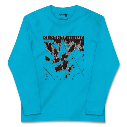 【倉橋島（広島県）】地図柄ロングスリーブTシャツ