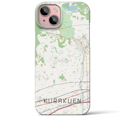 【苦楽園（兵庫県）】地図柄iPhoneケース（バックカバータイプ）