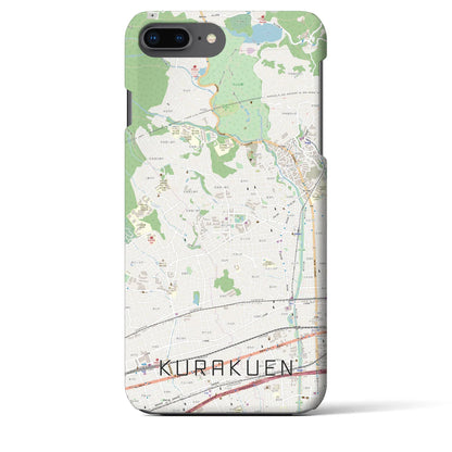 【苦楽園（兵庫県）】地図柄iPhoneケース（バックカバータイプ）