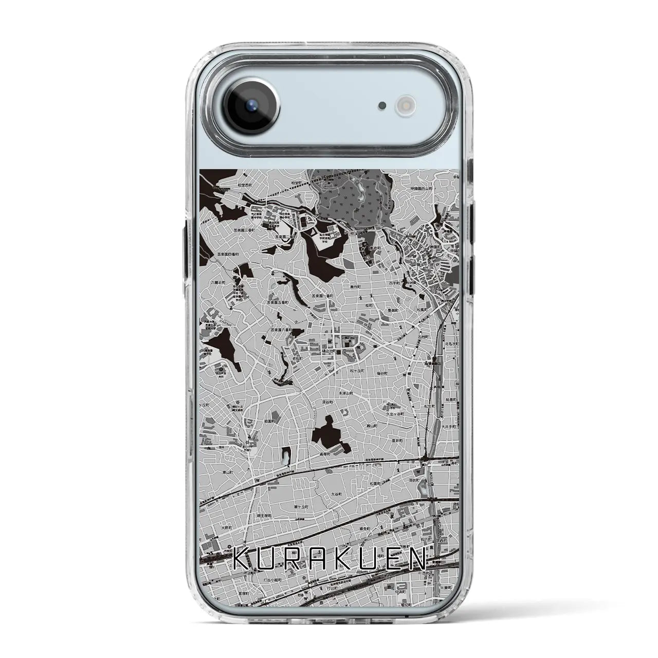 【苦楽園（兵庫県）】地図柄iPhoneケース（MagSafeタイプ）