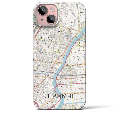 【蔵前（東京都）】地図柄iPhoneケース（バックカバータイプ）