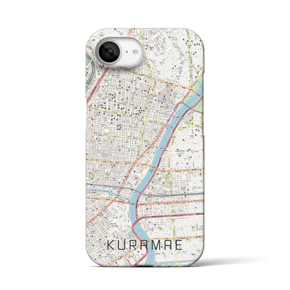 【蔵前（東京都）】地図柄iPhoneケース（バックカバータイプ）