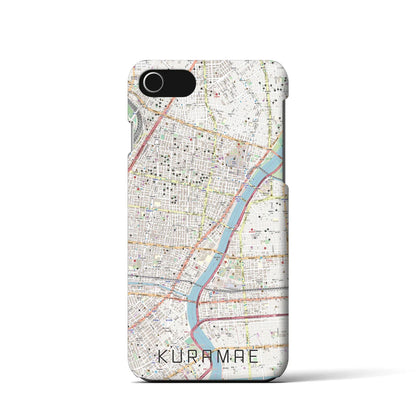 【蔵前（東京都）】地図柄iPhoneケース（バックカバータイプ）