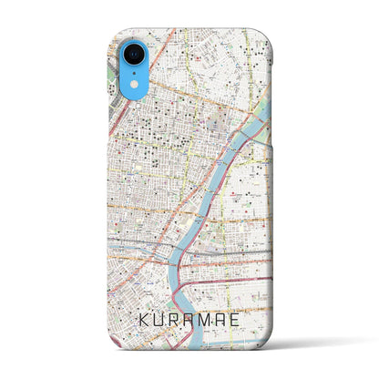 【蔵前（東京都）】地図柄iPhoneケース（バックカバータイプ）