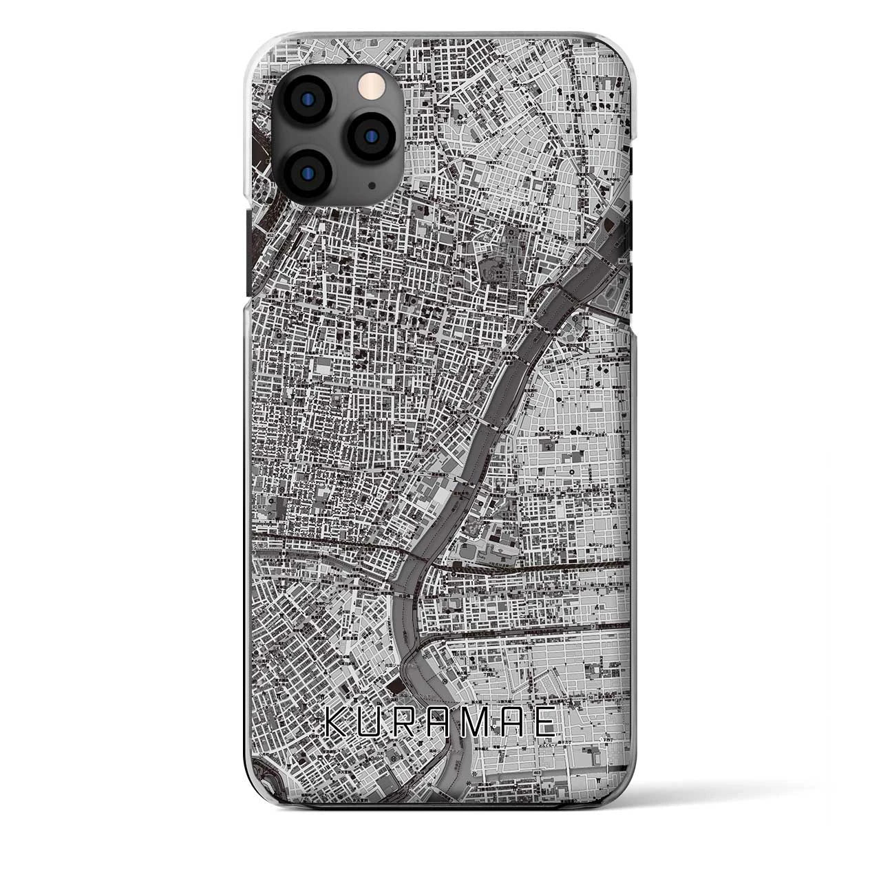 【蔵前（東京都）】地図柄iPhoneケース（クリアタイプ）