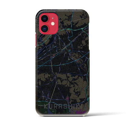 【倉敷（岡山県）】地図柄iPhoneケース（バックカバータイプ）