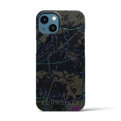 【倉敷（岡山県）】地図柄iPhoneケース（バックカバータイプ）