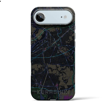 【倉敷（岡山県）】地図柄iPhoneケース（バックカバータイプ）