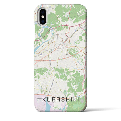 【倉敷（岡山県）】地図柄iPhoneケース（バックカバータイプ）