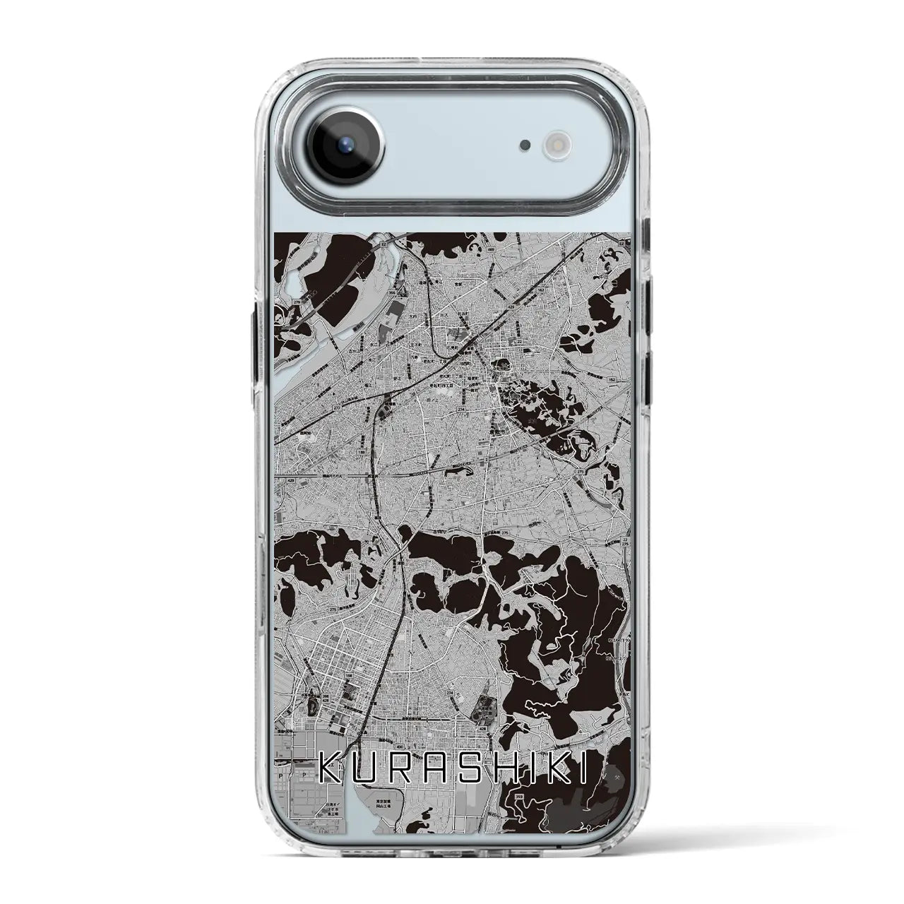 【倉敷（岡山県）】地図柄iPhoneケース（MagSafeタイプ）