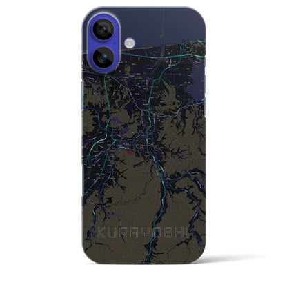 【倉吉（鳥取県）】地図柄iPhoneケース（バックカバータイプ）