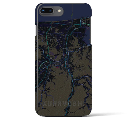 【倉吉（鳥取県）】地図柄iPhoneケース（バックカバータイプ）