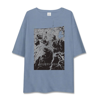 【倉吉（鳥取県）】地図柄ビッグシルエットTシャツ