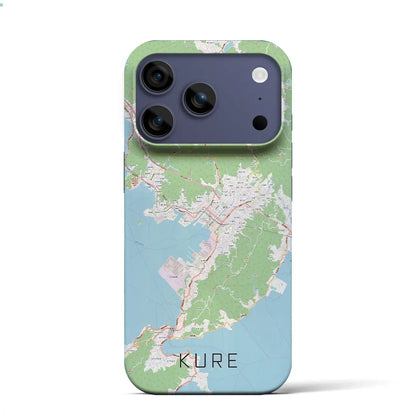 【呉（広島県）】地図柄iPhoneケース（バックカバータイプ）