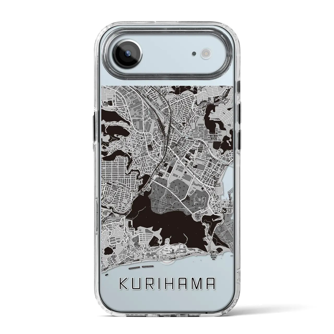 【久里浜（神奈川県）】地図柄iPhoneケース（MagSafeタイプ）