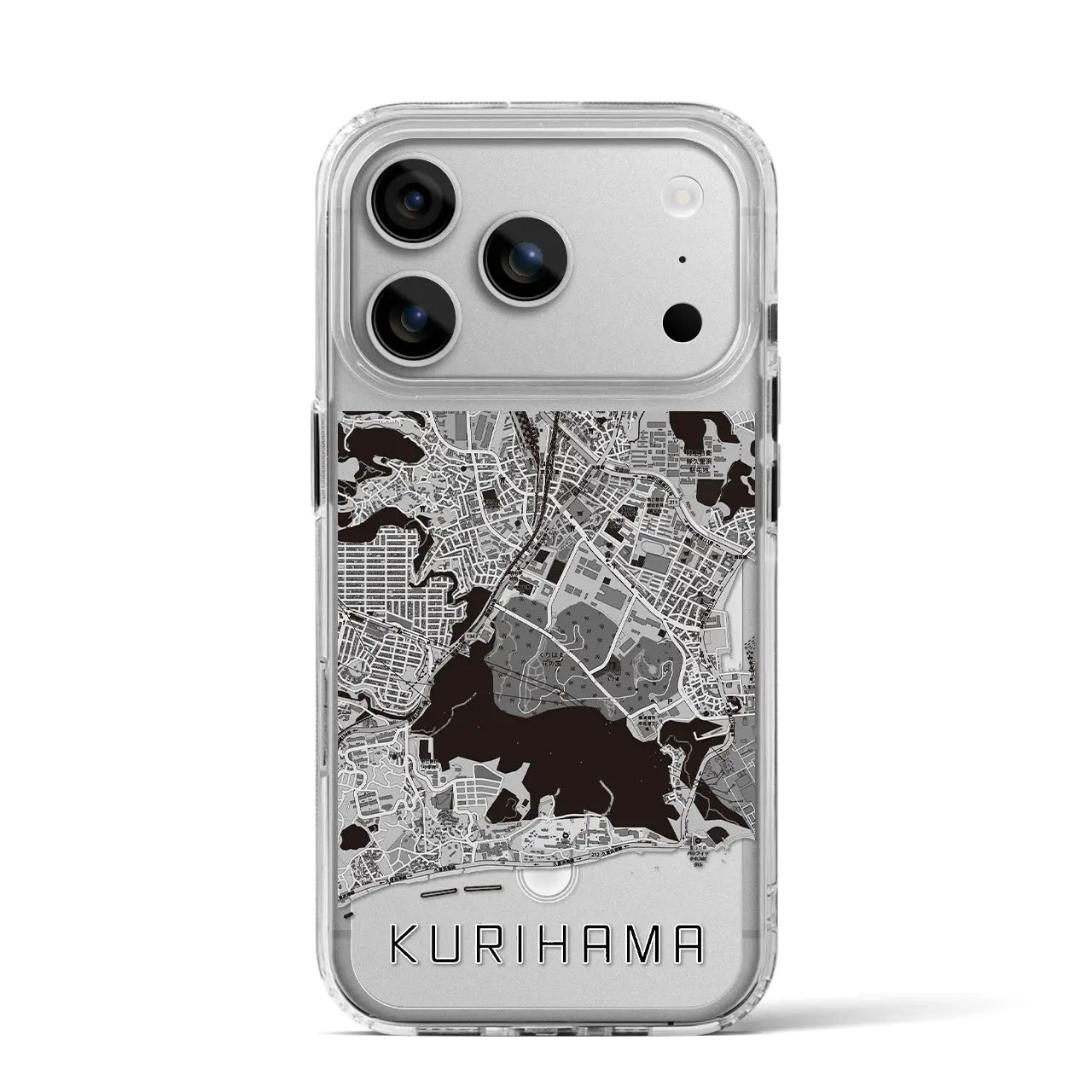 【久里浜（神奈川県）】地図柄iPhoneケース（MagSafeタイプ）