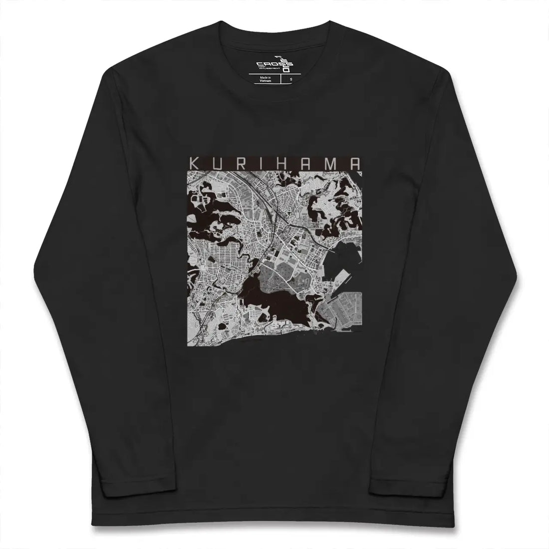 【久里浜（神奈川県）】地図柄ロングスリーブTシャツ