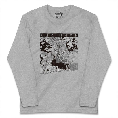 【久里浜（神奈川県）】地図柄ロングスリーブTシャツ