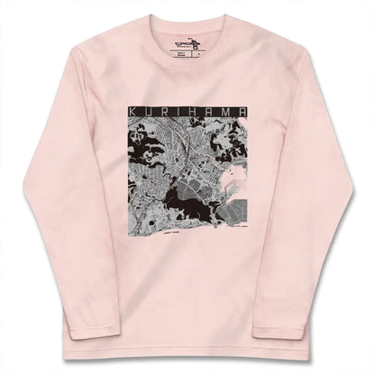 【久里浜（神奈川県）】地図柄ロングスリーブTシャツ