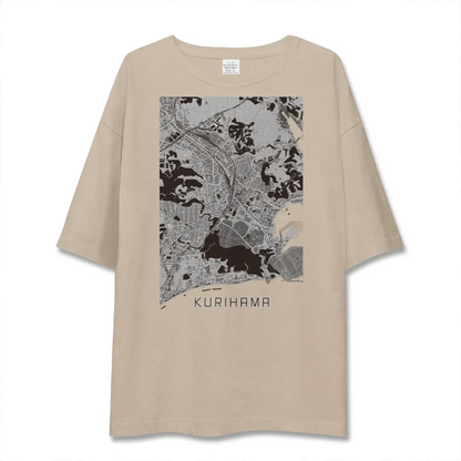 【久里浜（神奈川県）】地図柄ビッグシルエットTシャツ